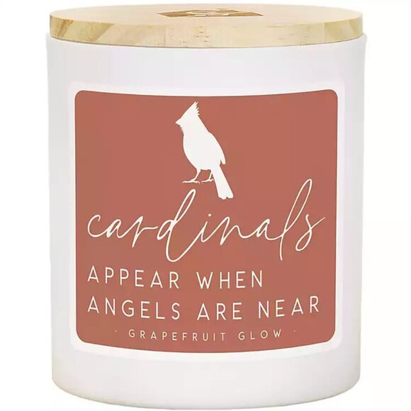 Cardinals appear - 2 wick soy was jar candle - Sympathy Gift - Picture 2 of 4
